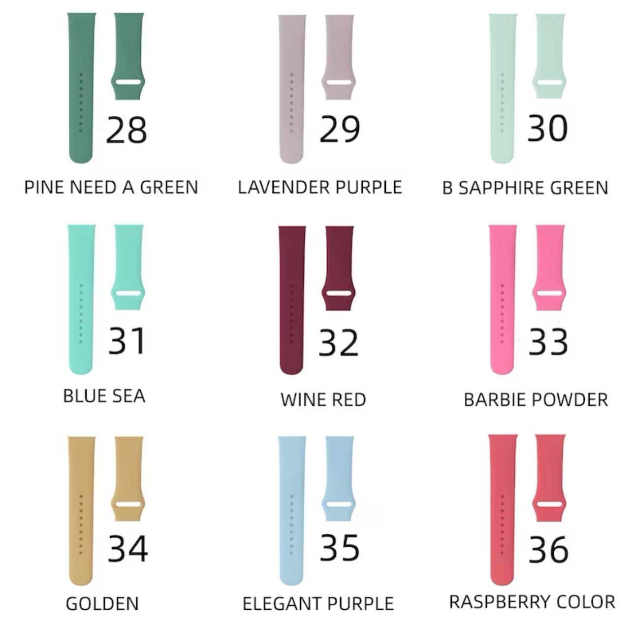 Silicone Apple Watch Band